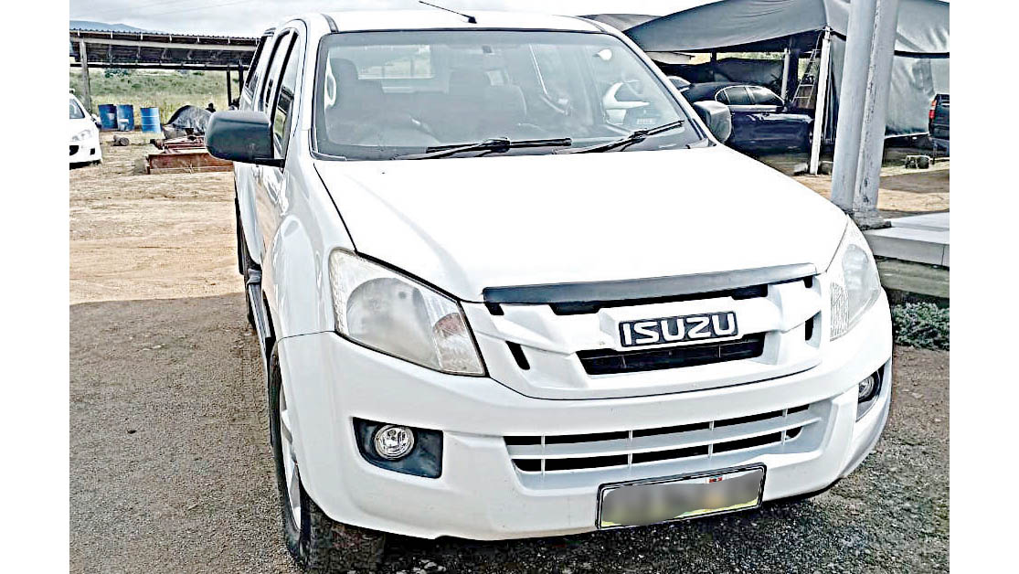 The 2014 Isuzu 2.4 4x4 Double Cab going under the hammer. 